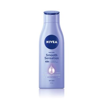 Nivea Smooth Sensation Подхранващо мляко за тяло за суха кожа 250 мл