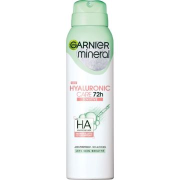 Garnier Mineral Hyaluronic Care Дезодорант против изпотяване за жени 150 мл