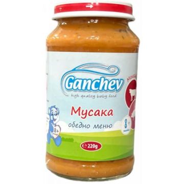 Ganchev Обедно меню Мусака 8M+ 220 г