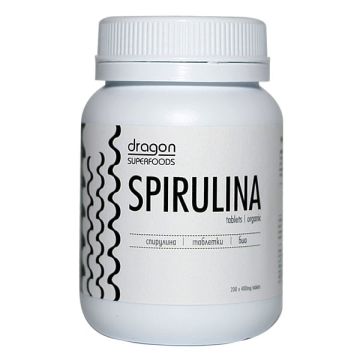 Био Спирулина 400 мг х 200 таблетки Dragon Superfoods
