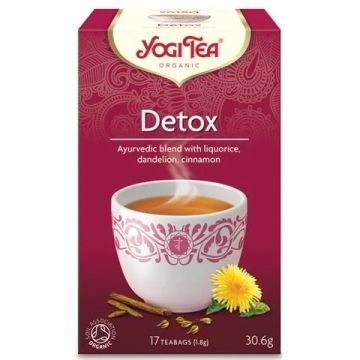 Yogi Tea Детокс аюрведичен био чай 17 пакетчета