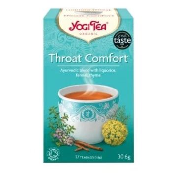 Yogi Tea Аюрведичен био чай за здраво гърло 17 пакетчета