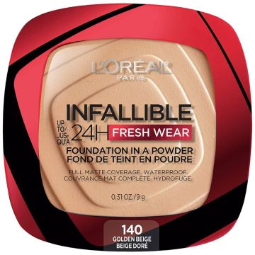 L’Oreal Infallible Fresh Wear Компактна пудра за лице 140 Golden Beidge