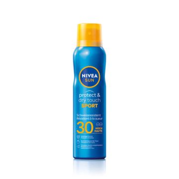 Nivea Sun Protect & Dry Touch Слънцезащитен охлаждащ спрей-мист за тяло SPF30 200 мл