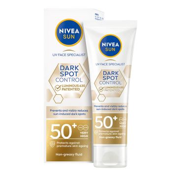 Nivea Sun Dark Spot Control Luminous 630 Слънцезащитен крем за лице против пигментации SPF50+ 50 мл