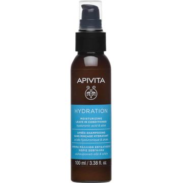 Apivita Hyaluronic Hydra Хидратиращ балсам за коса без отмиване 100 мл