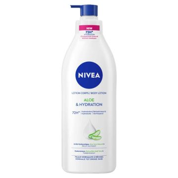 Nivea Aloe & Hydratation Хидратиращ лосион за тяло за нормална към суха кожа с помпа 400 мл