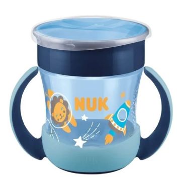 Nuk Evolution Mini Magic Night Cup Чаша с дръжки 6М+ 160 мл 