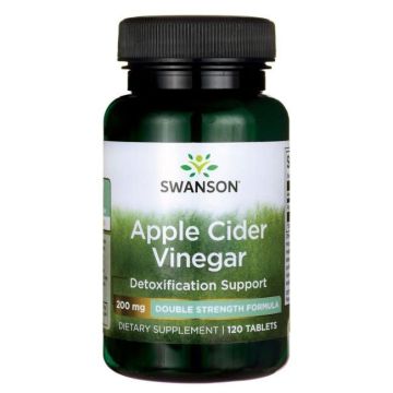Swanson Apple Cider Vinegar Ябълков Oцет 200 мг х 120 капсули