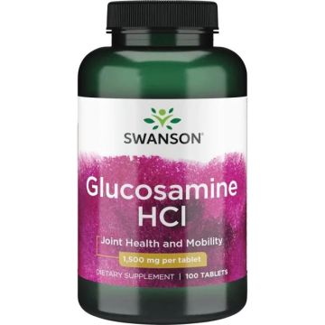 Swanson Glucosamine HCl Глюкозамин 1500 мг х 100 таблетки