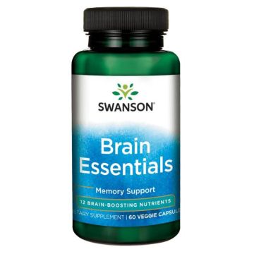 Swanson Brain Essentials Добавка за здравето на мозъка х 60 капсули