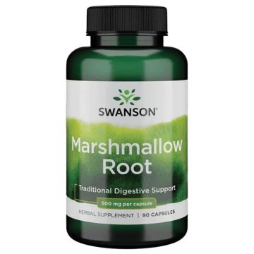 Swanson Marshmallow Root Корен от бяла ружа 500 мг х 90 капсули