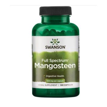 Swanson Full Spectrum Mangosteen Мангостин 500 мг х 100 капсули