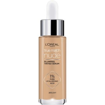 L’Oreal True Match Тониращ серум за лице с хиалуронова киселина, цвят 2-3 Light 30 мл