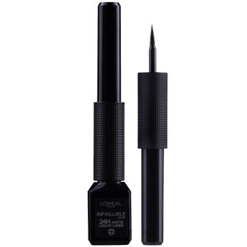 L’Oreal Infallible Grip 24H Течна очна линия с матов ефект 05 Vinyl Black
