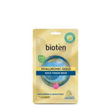 Bioten Hyaluronic Gold Лист маска за лице 25 мл