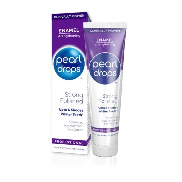 Pearl Drops Strong Polished Избелваща паста за зъби с перлит за укрепване на емайла 75мл