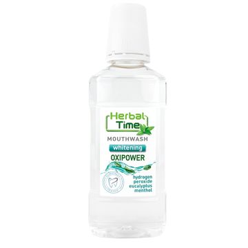 Herbal Time Oxipower Вода за уста с избелващо действие 300 мл