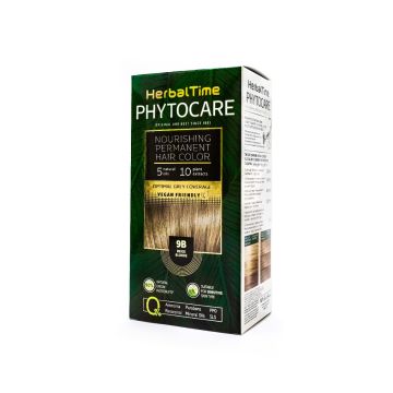 Herbal Time Phytocare Подхранваща трайна боя за коса 9B Бежово рус