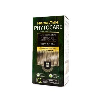 Herbal Time Phytocare Подхранваща трайна боя за коса 9N Светло рус