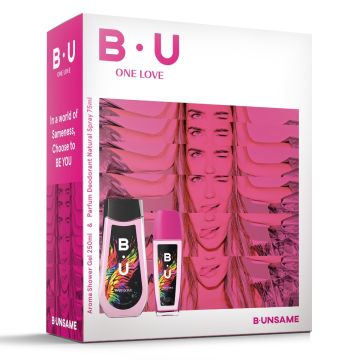 B.U. One Love Парфюмен спрей за жени 75 мл + B.U. One Love Душ гел за тяло 250 мл Комплект