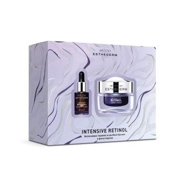 Esthederm Intensive Retinol Крем за лице с ретинол 50 мл + Esthederm Intensive Retinol Серум олио за лице с ретинол 15 мл Комплект