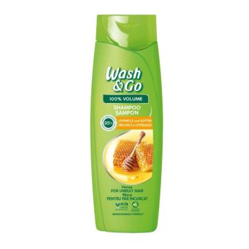 Wash & Go Honey Extract Шампоан за непокорна коса с екстракт от мед 360 мл 