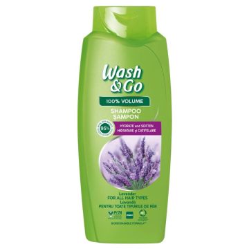 Wash & Go Lavender Extract Шампоан за всеки тип коса с екстракт от лавандула 675 мл