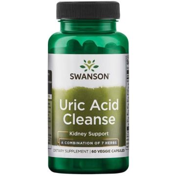 Swanson Uric Acid Cleanse За прочистване от пикочната киселина 428.75 мг х 60 капсули