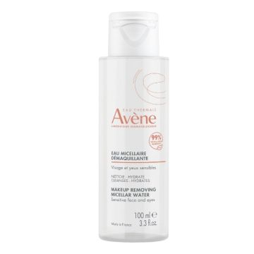 Avene Les Essentiels Мицеларна вода за почистване на грим 100 мл