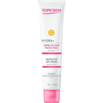 Topicrem HYDRA + Protective Day Cream SPF50 Хидра+ фотозащитен крем за лице SPF50 40 мл