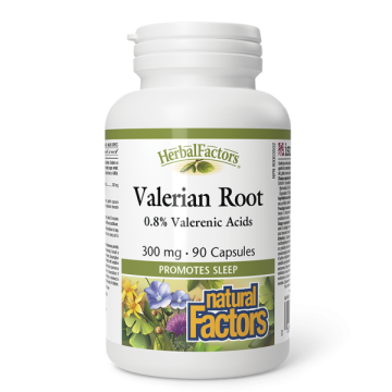 Natural Factors Valerian Root При нервно напрежение Валериана (корен) 300 мг х 90 капсули