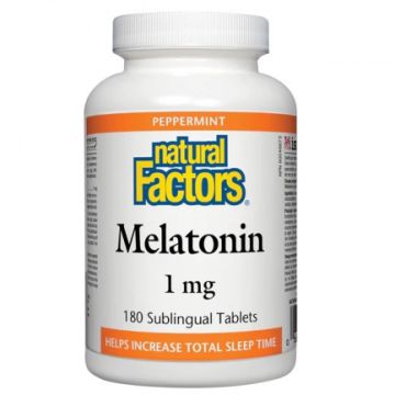 Natural Factors Melatonin Мелатонин 1 мг х 180 таблетки