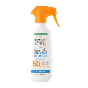 Garnier Ambre Solaire Kids Слънцезащитен спрей за деца SPF50+ 270 мл