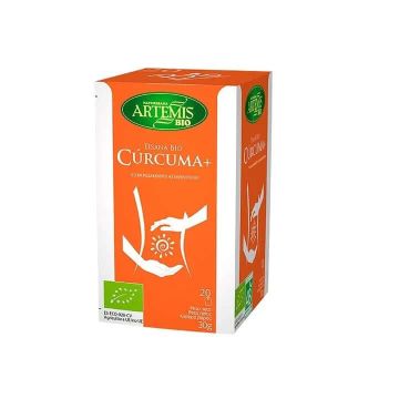Curcuma+ Био Чай с куркума 30 г х 20 филтърни пакетчета Artemis Bio