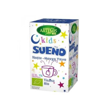 Kids Sueno Био Чай за спокоен сън за деца 30 гр х 20 филтърни пакетчета Artemis Bio