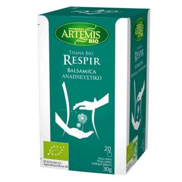 Respir Био Чай за дихателната система 30 г х 20 филтърни пакетчета Artemis Bio