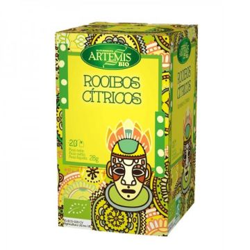 Rooibos Citrioos Чай ройбос с цитруси Био 28 гр х 20 филтърни пакетчета Artemis Bio