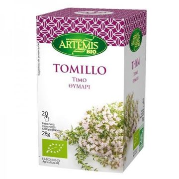 Tomillo Чай от мащерка Био 28 г х 20 филтърни пакетчета Artemis Bio