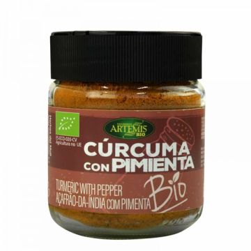 Curcuma Con Pimienta Куркума с черен пипер Био 80 гр Artemis Bio