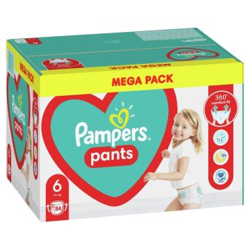 Пелени - гащички Pampers MB S6 XL 15 кг+ х 84 бр