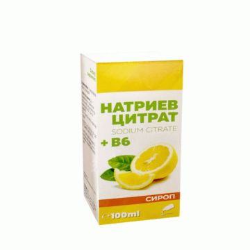 Натриев Цитрат + B6 сироп 100 мл 