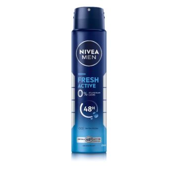 Nivea Men Fresh Active Дезодорант спрей против изпотяване за мъже 250 мл