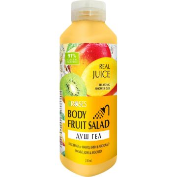 Agiva Fruit Salad Натурален душ гел за тяло с манго, киви и авокадо 330 мл
