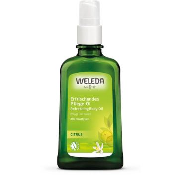 Weleda Тонизиращо масло за тяло с цитрус и бадем 100 мл