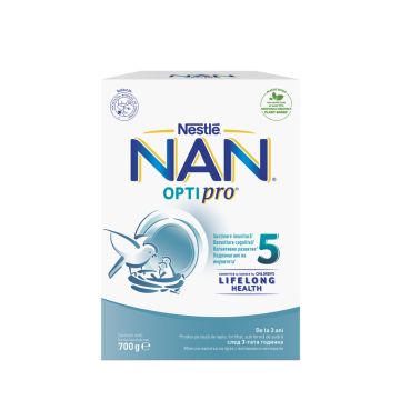 Nestle NAN Optipro 5 Млечна напитка на прах 3+ 700 гр