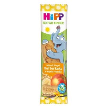 Hipp Био мюсли бар с бисквити, ябълка и ванилия 20 г