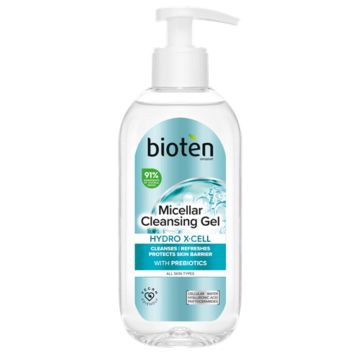 Bioten Hydro X-cell Micellar Cleansing Gel Почистващ гел за лице 200 мл