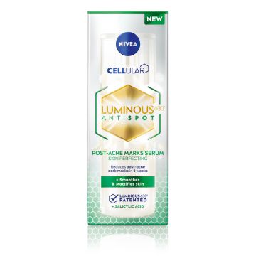 Nivea Cellular Luminous Antispot 3в1 Серум против петна от акне 30 мл