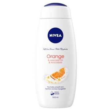 Nivea Orange & Avocado Oil Душ гел за тяло 500 мл